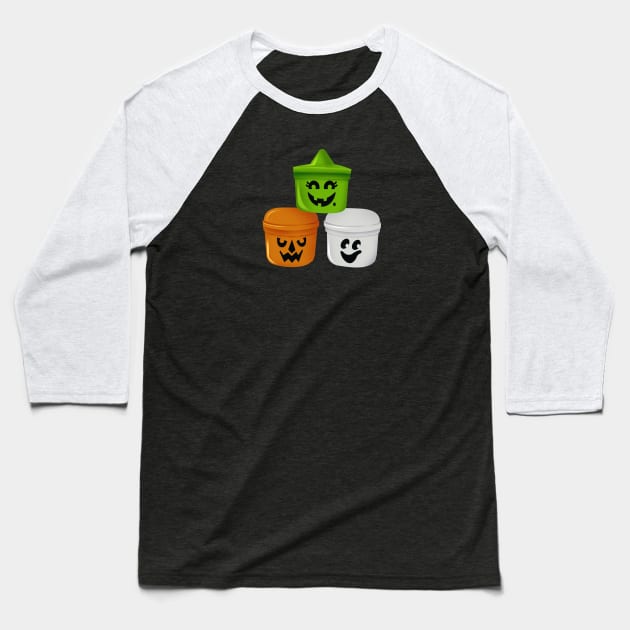 McDonalds Halloween Pails Baseball T-Shirt by thecalgee